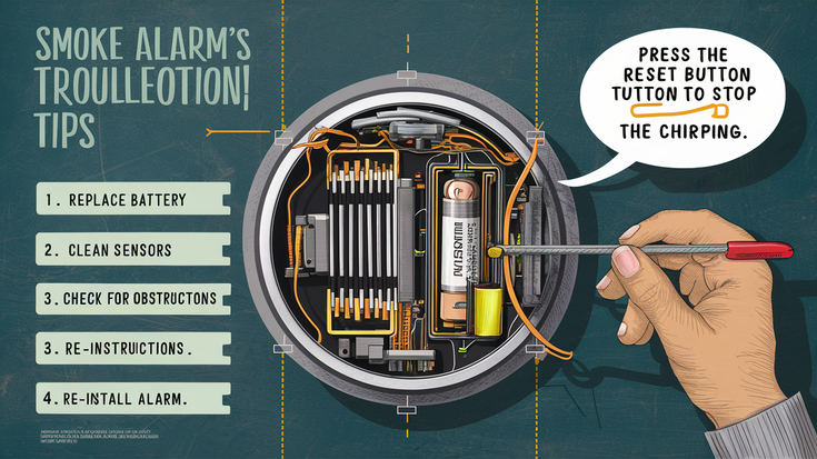 How to Stop a Smoke Alarm From Chirping ?
