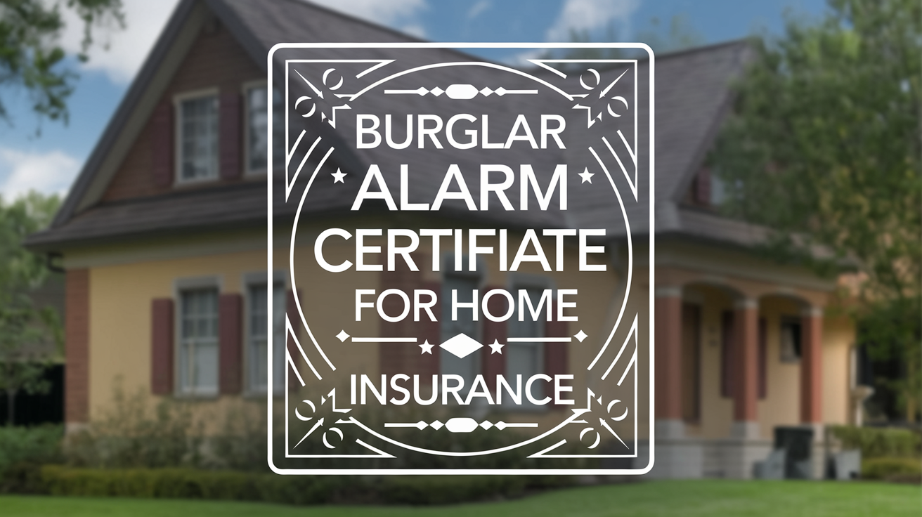 How a Burglar Alarm Certificate Can Protect Your Home and Your Wallet?