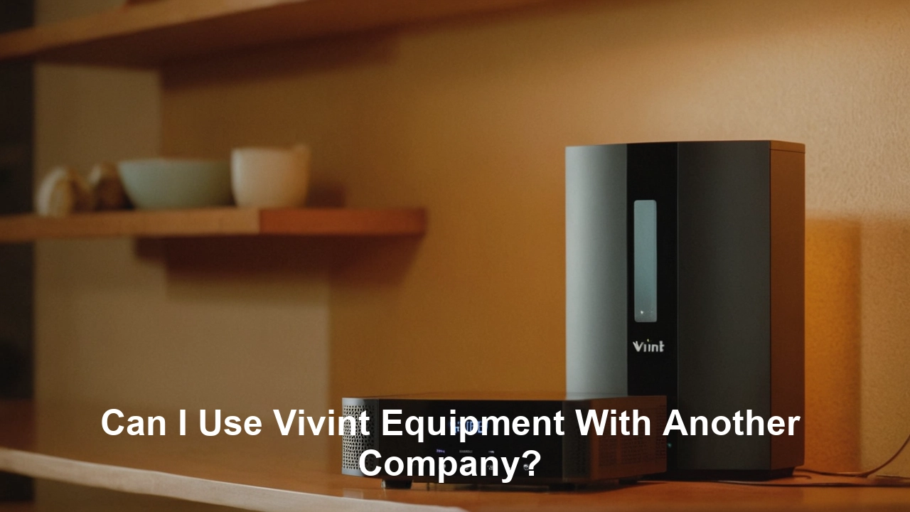 Can I Use Vivint Equipment With Another Company?