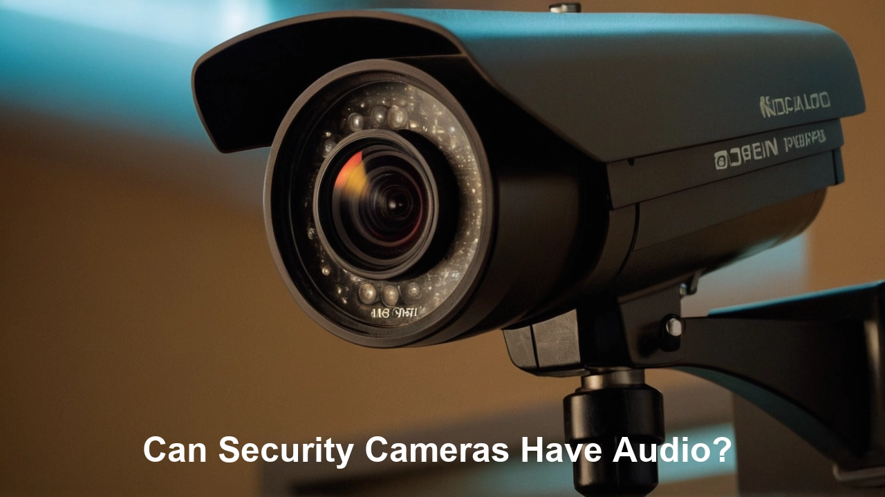 Can Security Cameras Have Audio?