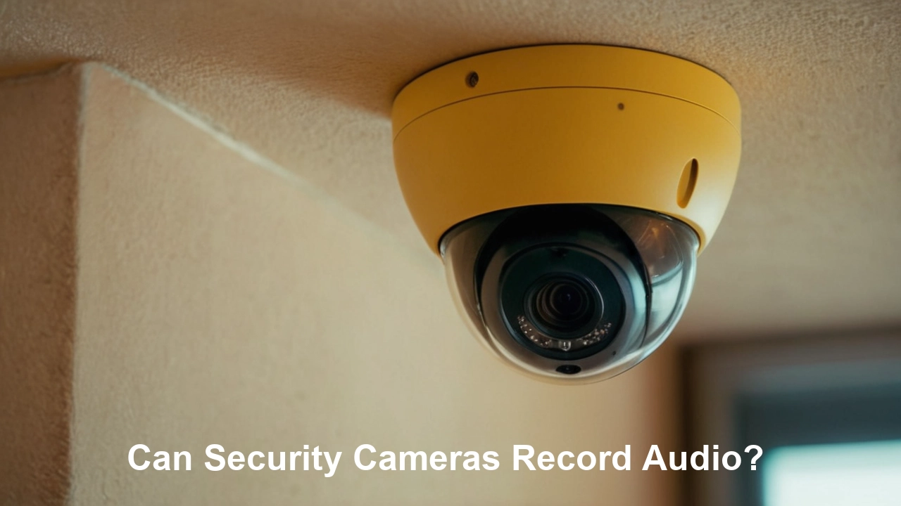 Can Security Cameras Record Audio