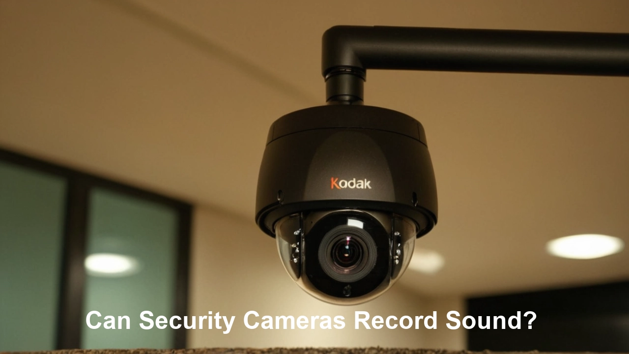 Can Security Cameras Record Sound?