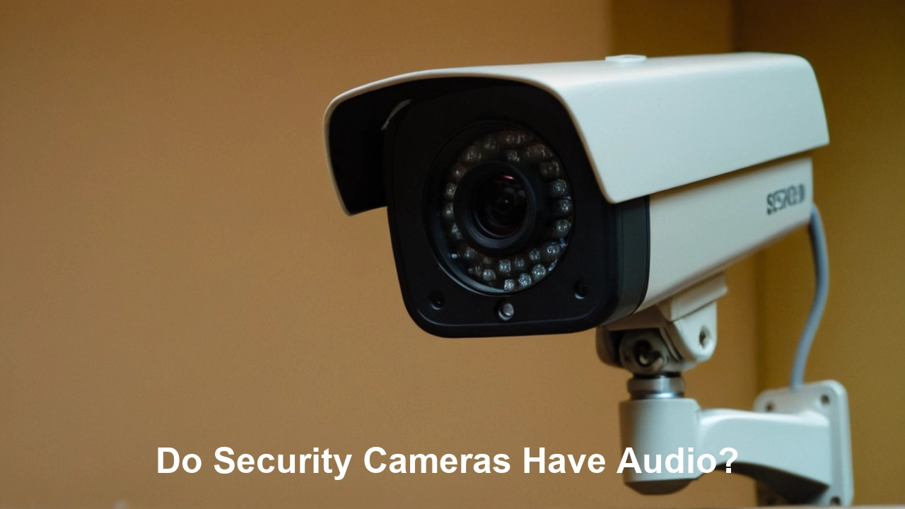 Do Security Cameras Have Audio