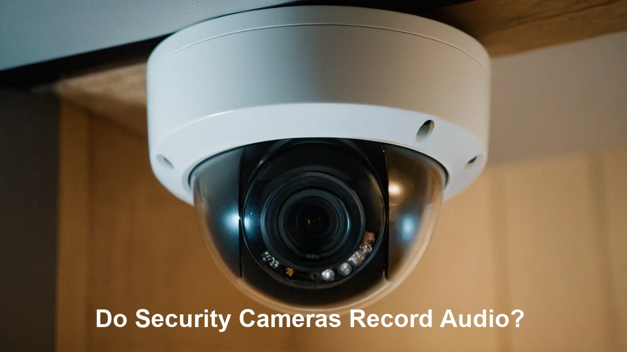 Do Security Cameras Record Audio?