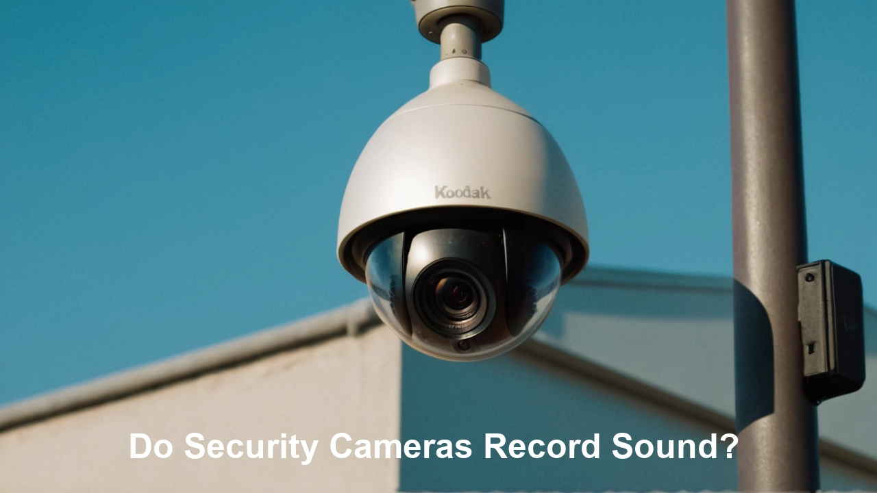 Do Security Cameras Record Sound?