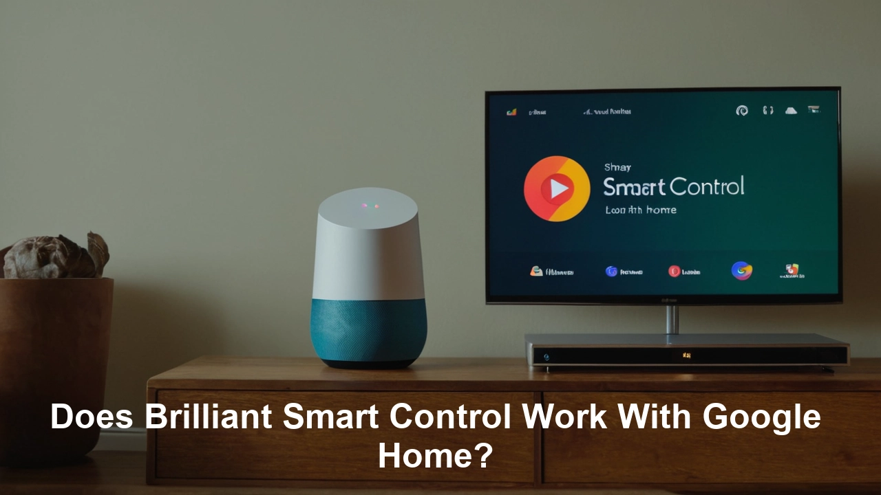 Does Brilliant Smart Control Work With Google Home?