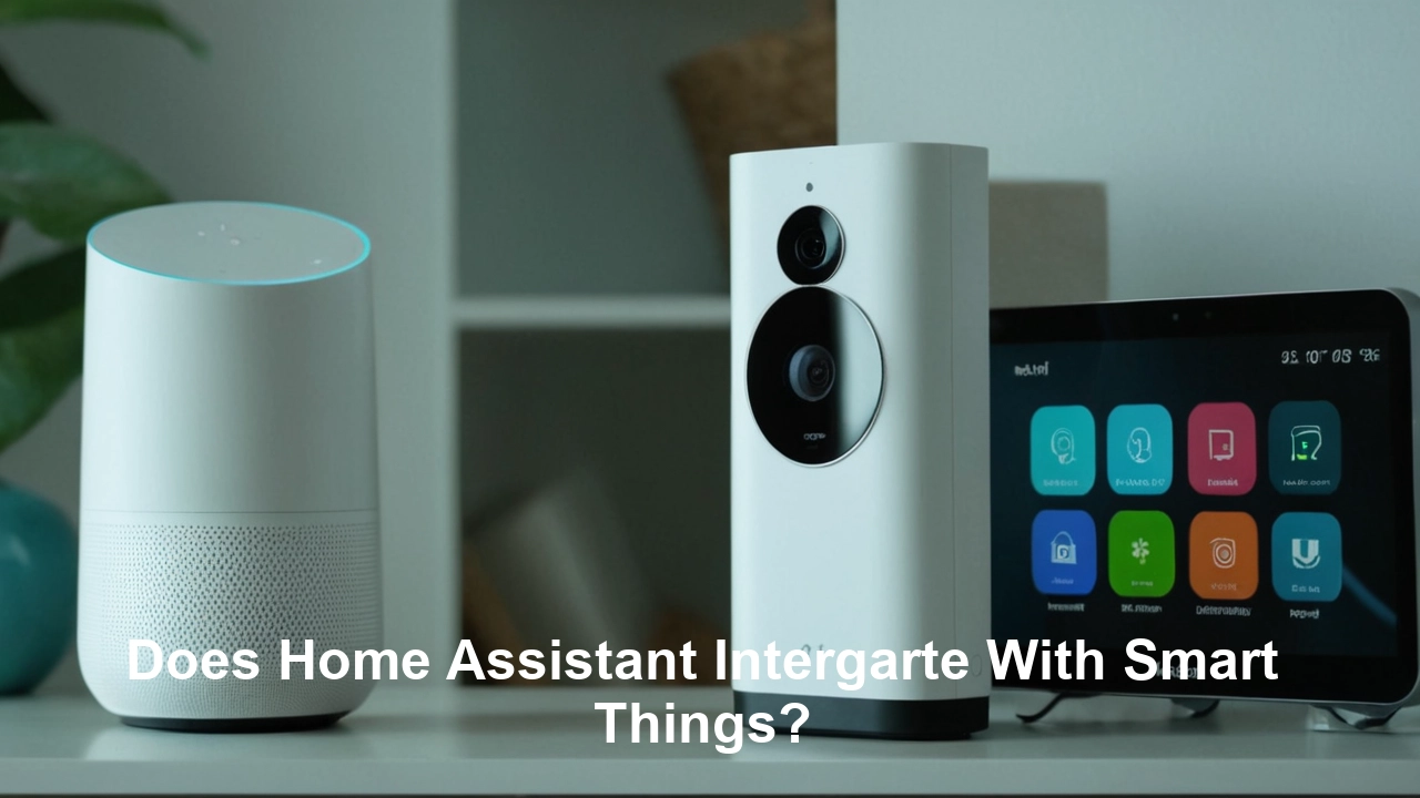 Does Home Assistant Intergarte With Smart Things?