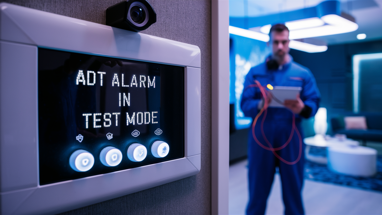 How Do I Put My Adt Alarm In Test Mode ?