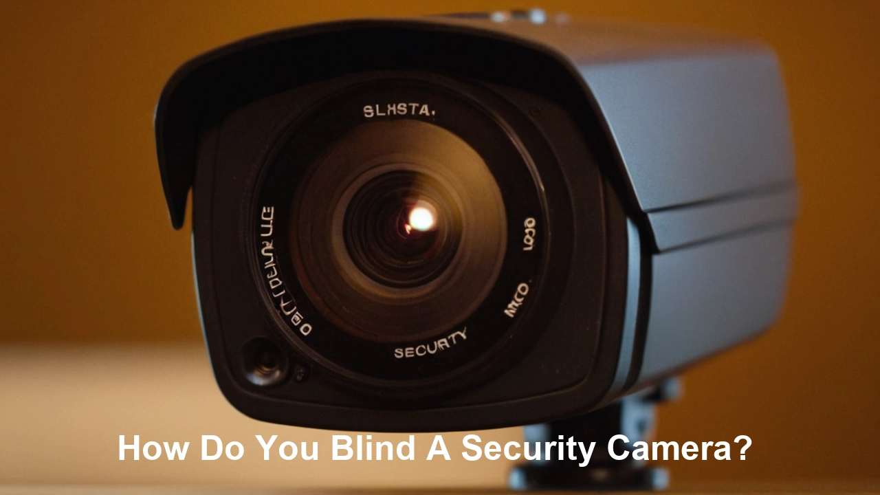 How Do You Blind A Security Camera?