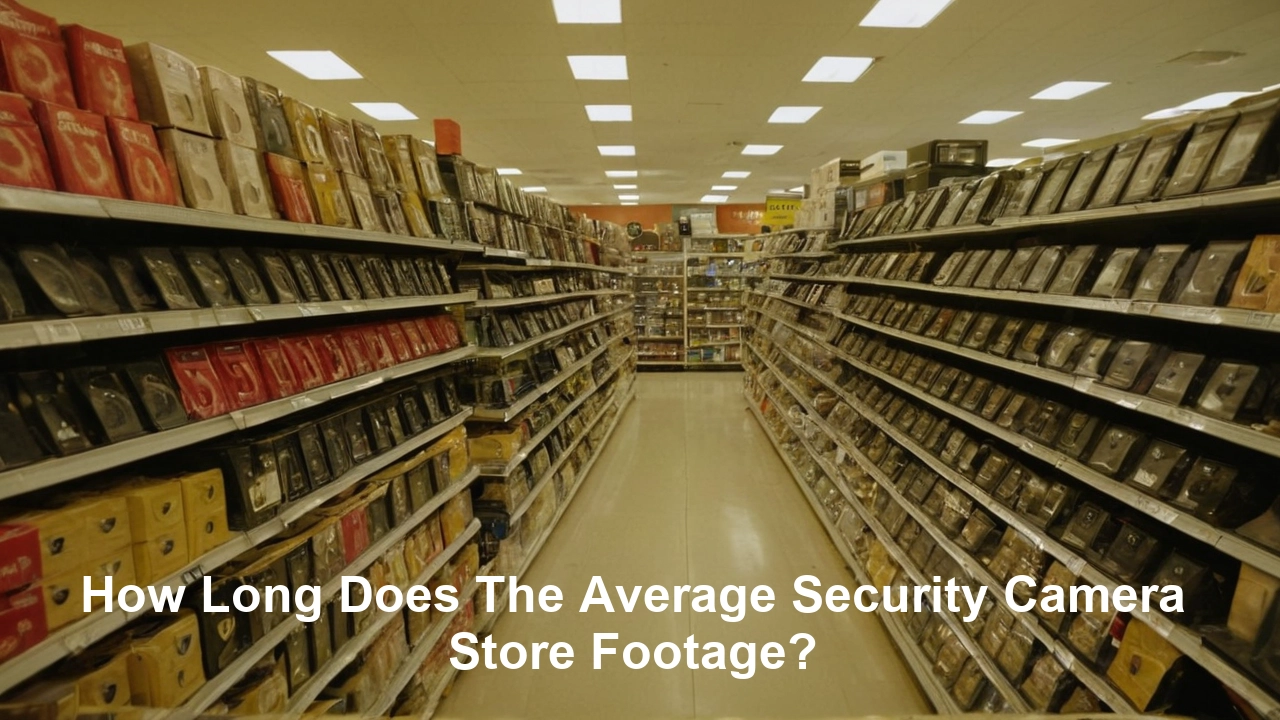 How Long Does The Average Security Camera Store Footage