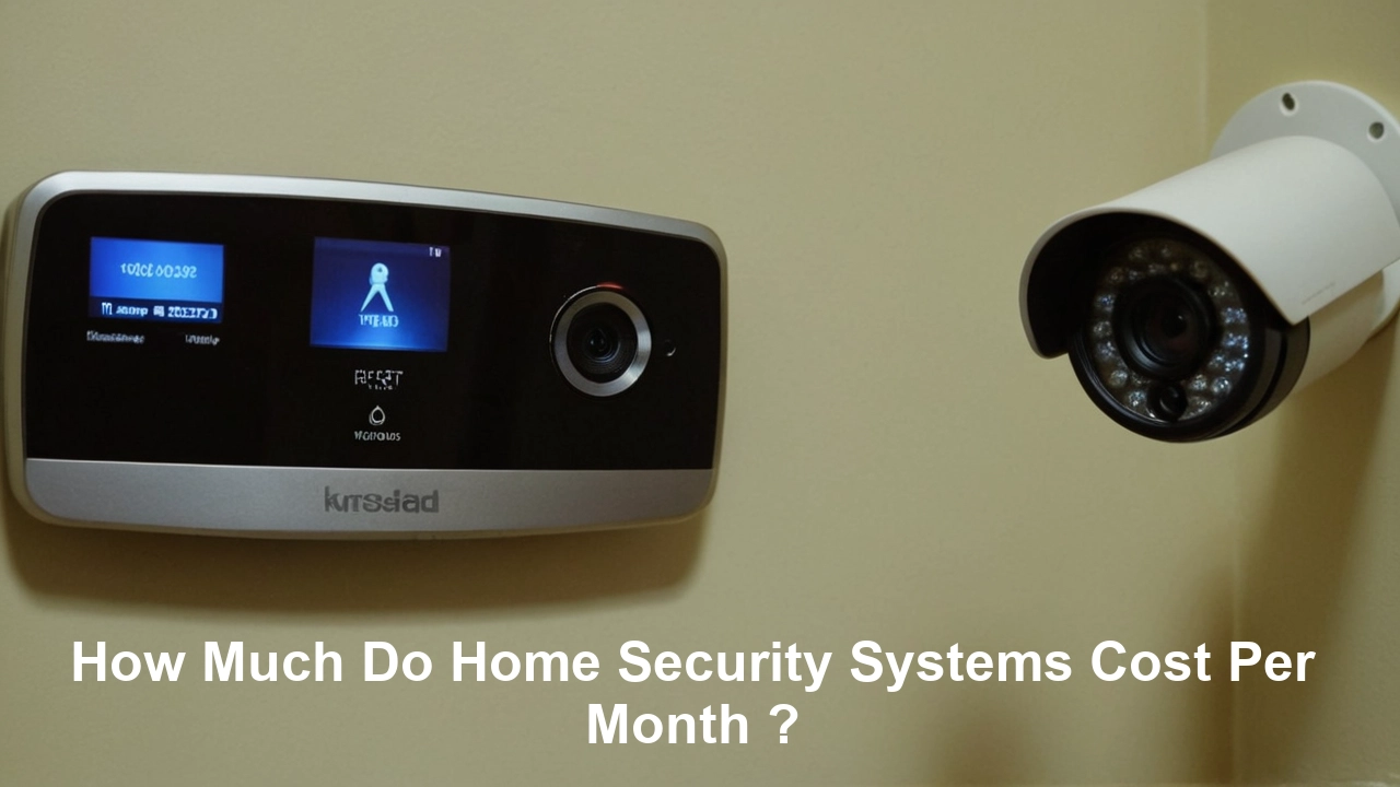 How Much Do Home Security Systems Cost Per Month ?