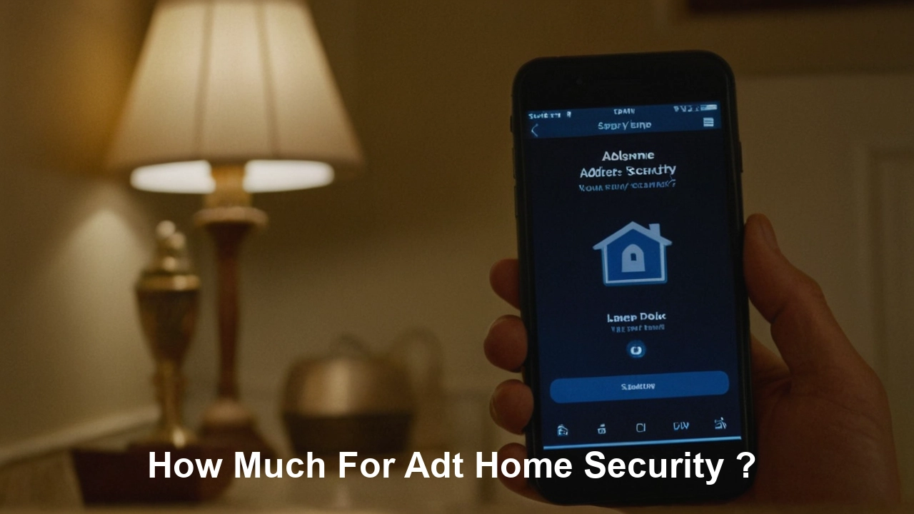 How Much For Adt Home Security ?