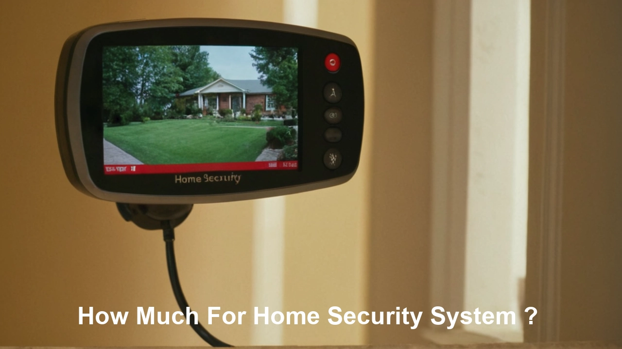 How Much For Home Security System ?