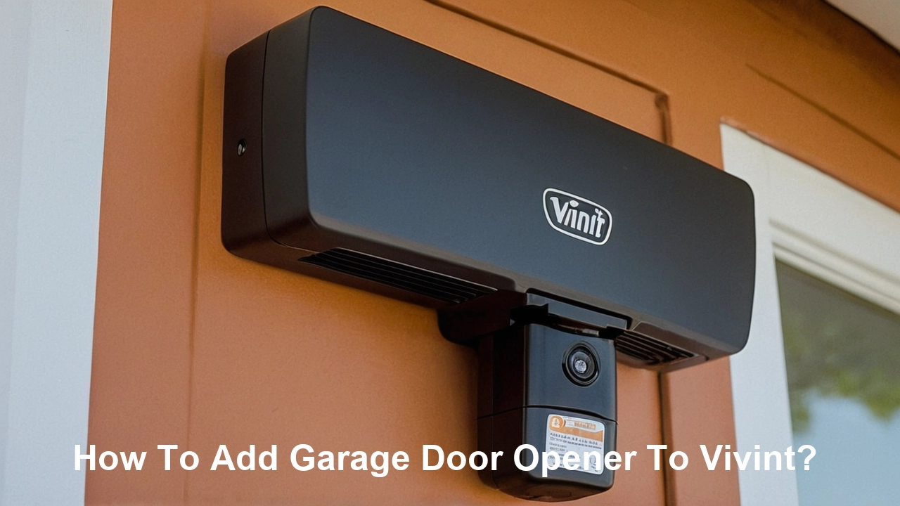 How To Add Garage Door Opener To Vivint?