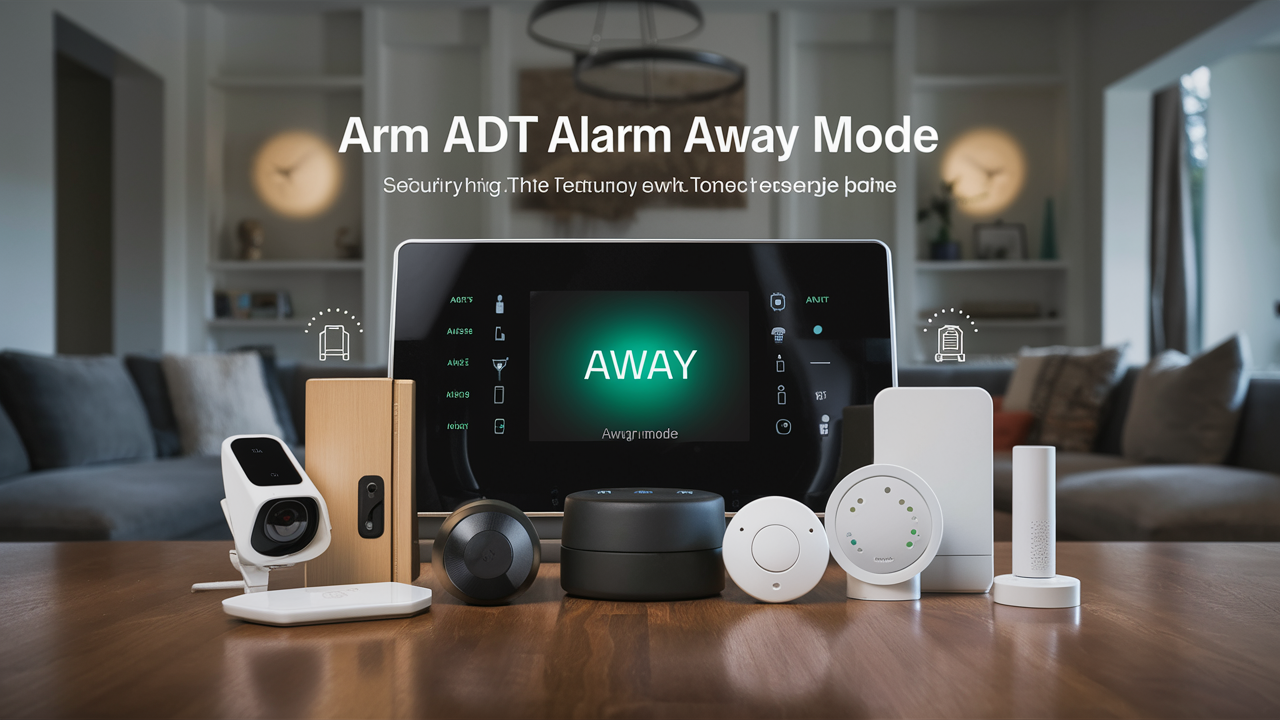 How To Arm Adt Alarm Away ?