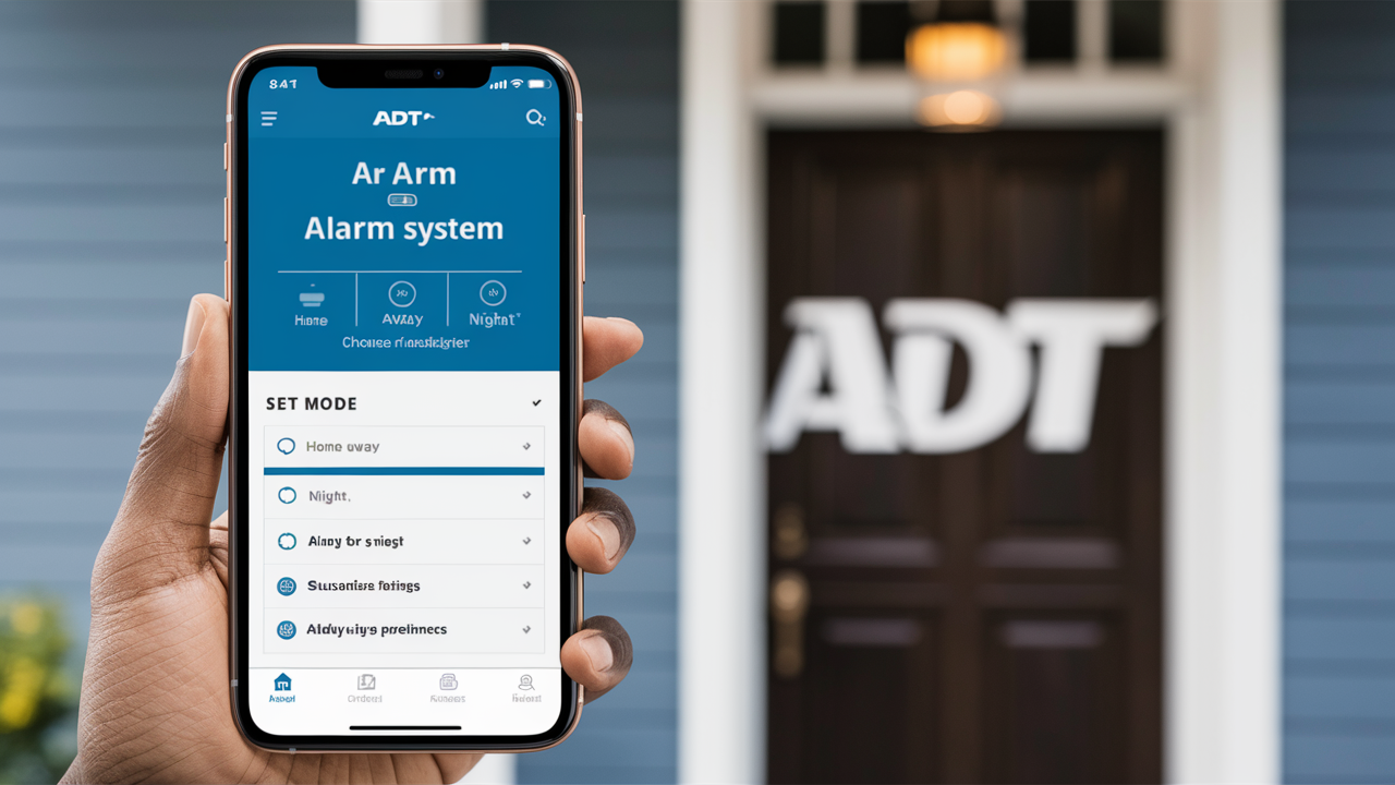 How To Arm Adt Alarm From Phone ?