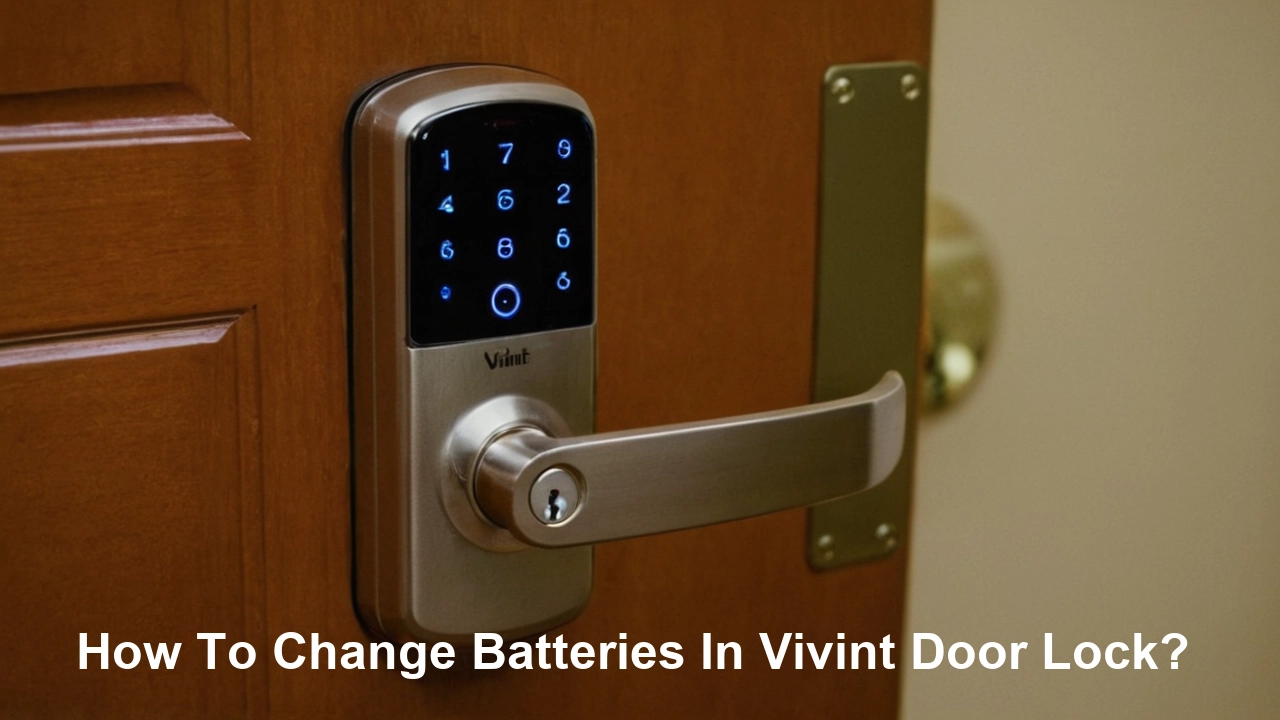 How To Change Batteries In Vivint Door Lock?