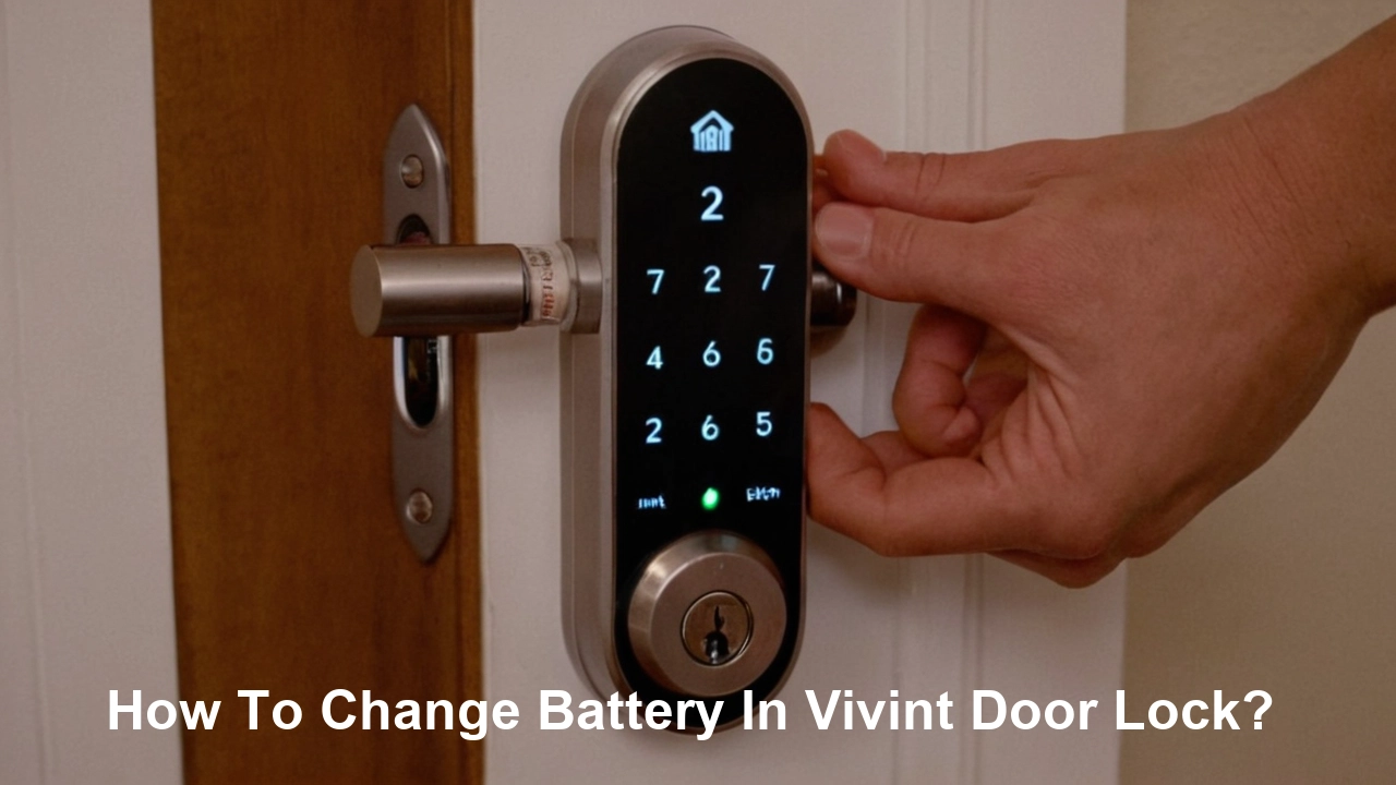 How To Change Battery In Vivint Door Lock?