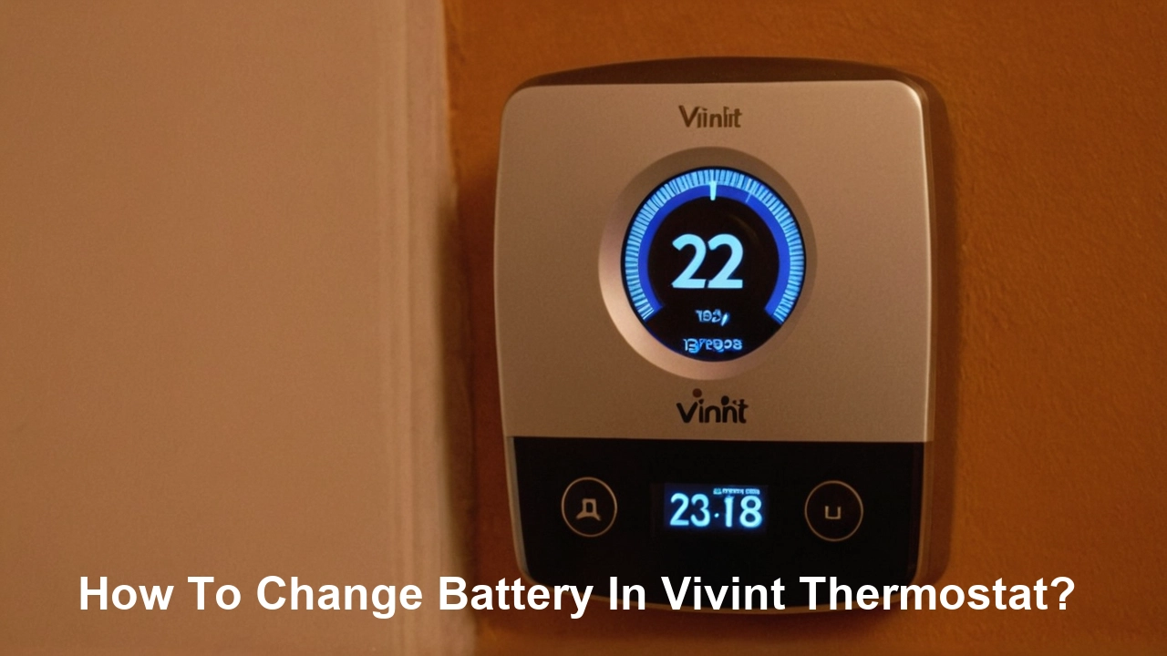 How To Change Battery In Vivint Thermostat?