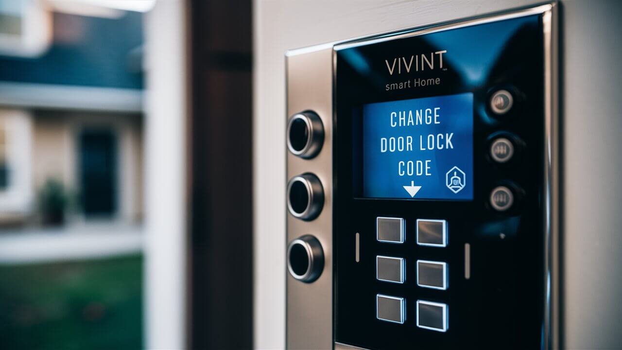 How To Change Door Lock Code Vivint?