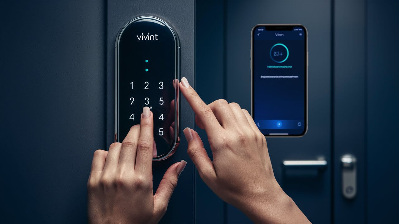 How To Change The Code On A Vivint Door Lock?