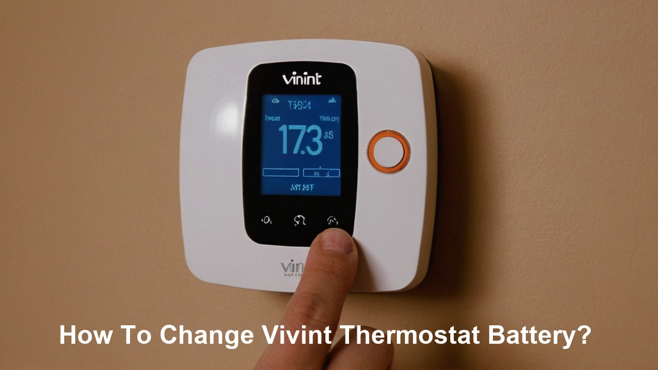 How To Change Vivint Thermostat Battery?