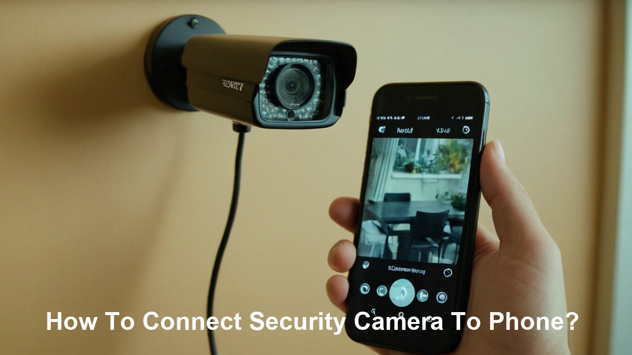 How To Connect Security Camera To Phone