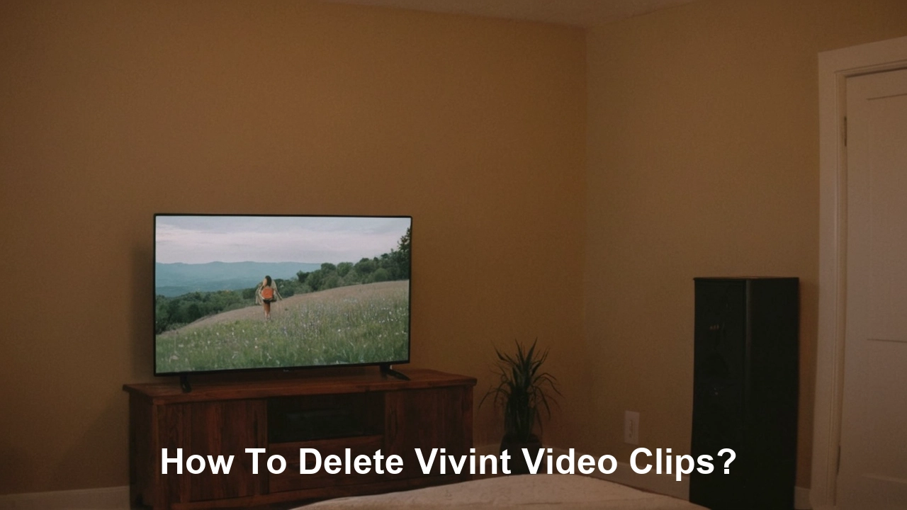 How To Delete Vivint Video Clips?