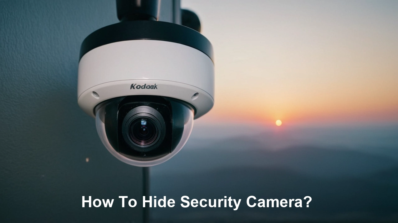 How To Hide Security Camera