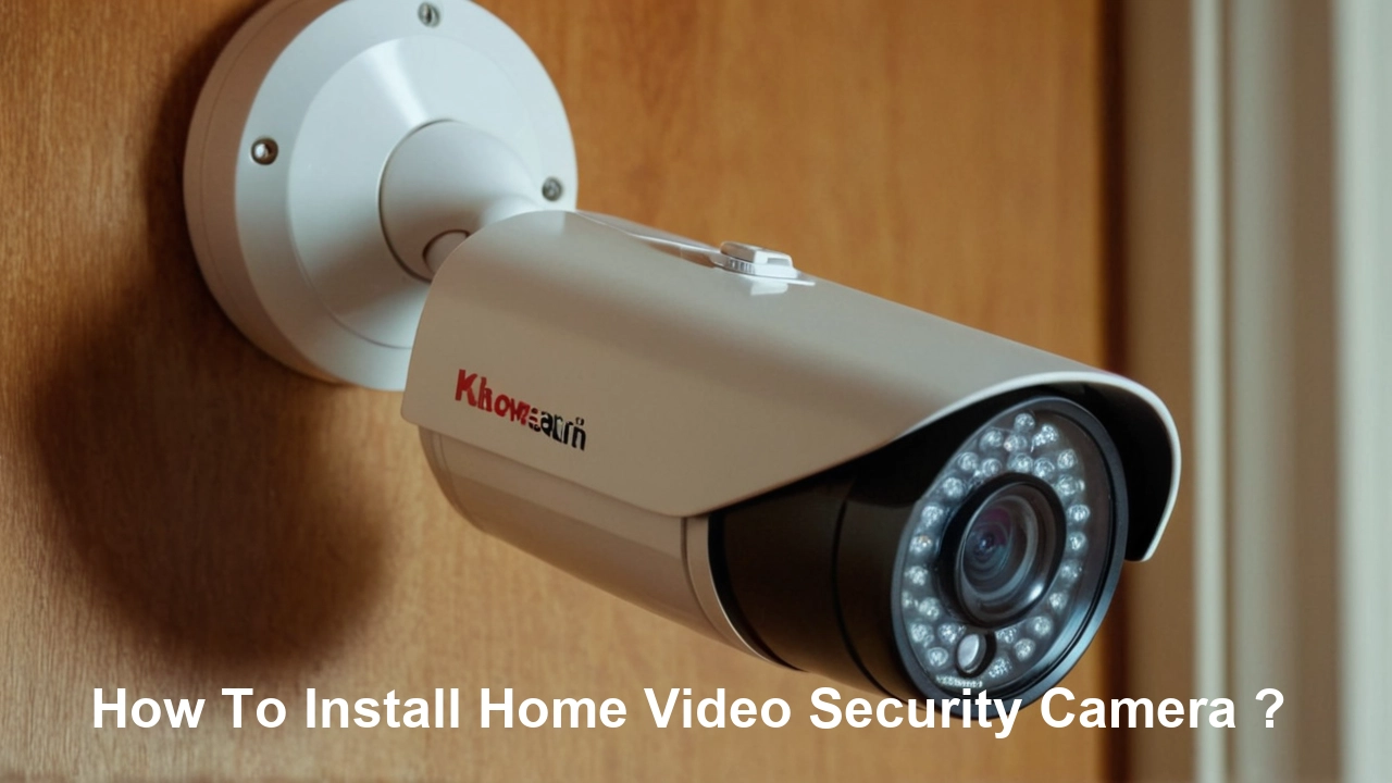 How To Install Home Video Security Camera ?