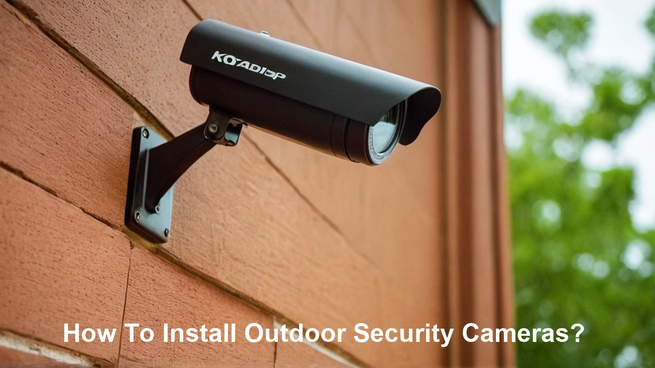 How To Install Outdoor Security Cameras?