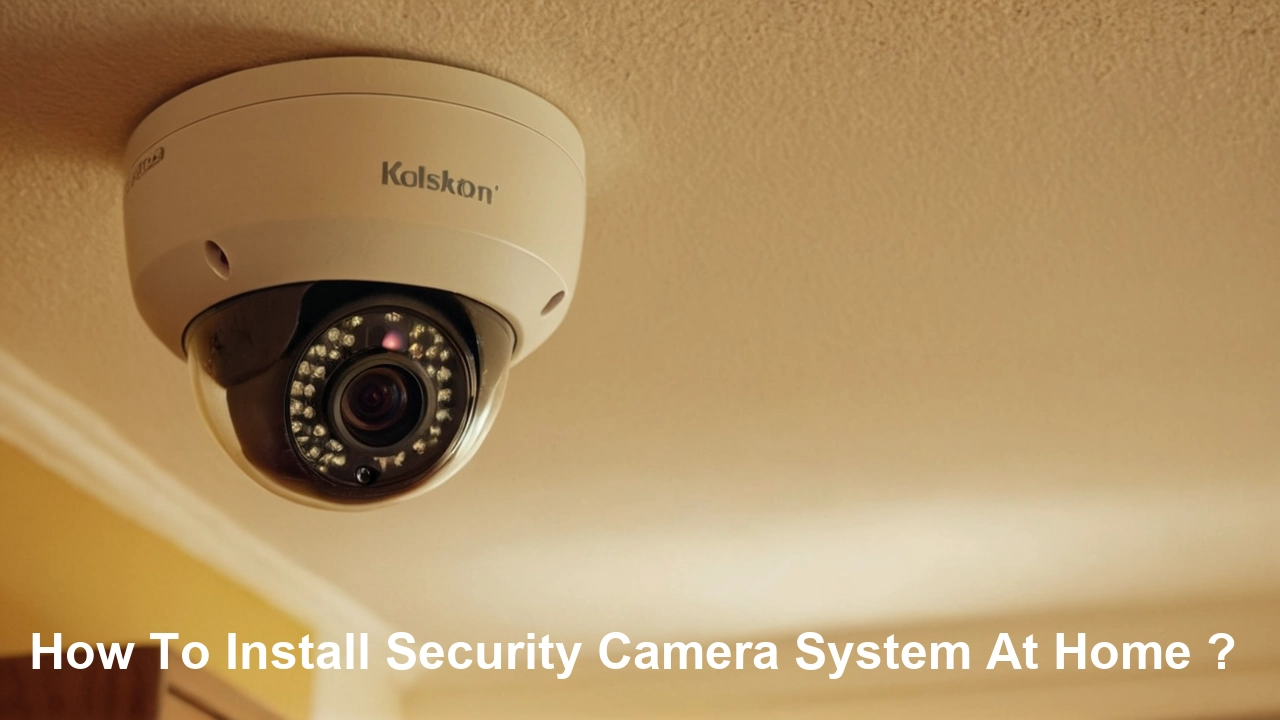 How To Install Security Camera System At Home ?