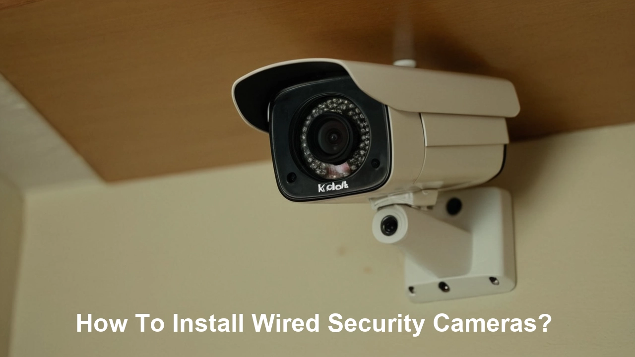 How To Install Wired Security Cameras