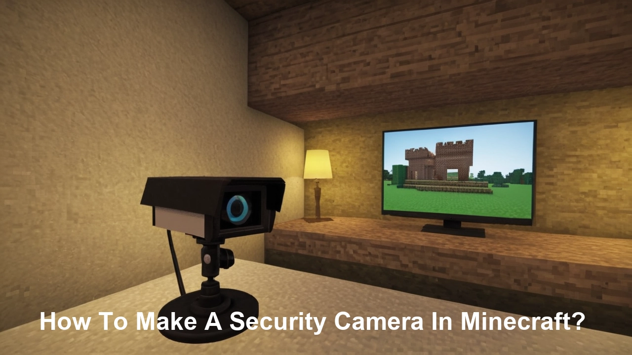 How To Make A Security Camera In Minecraft?