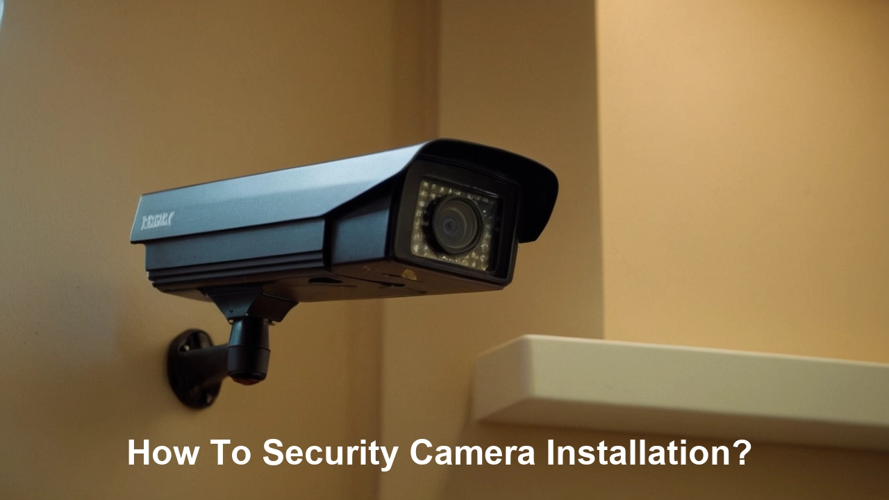 How To Security Camera Installation?