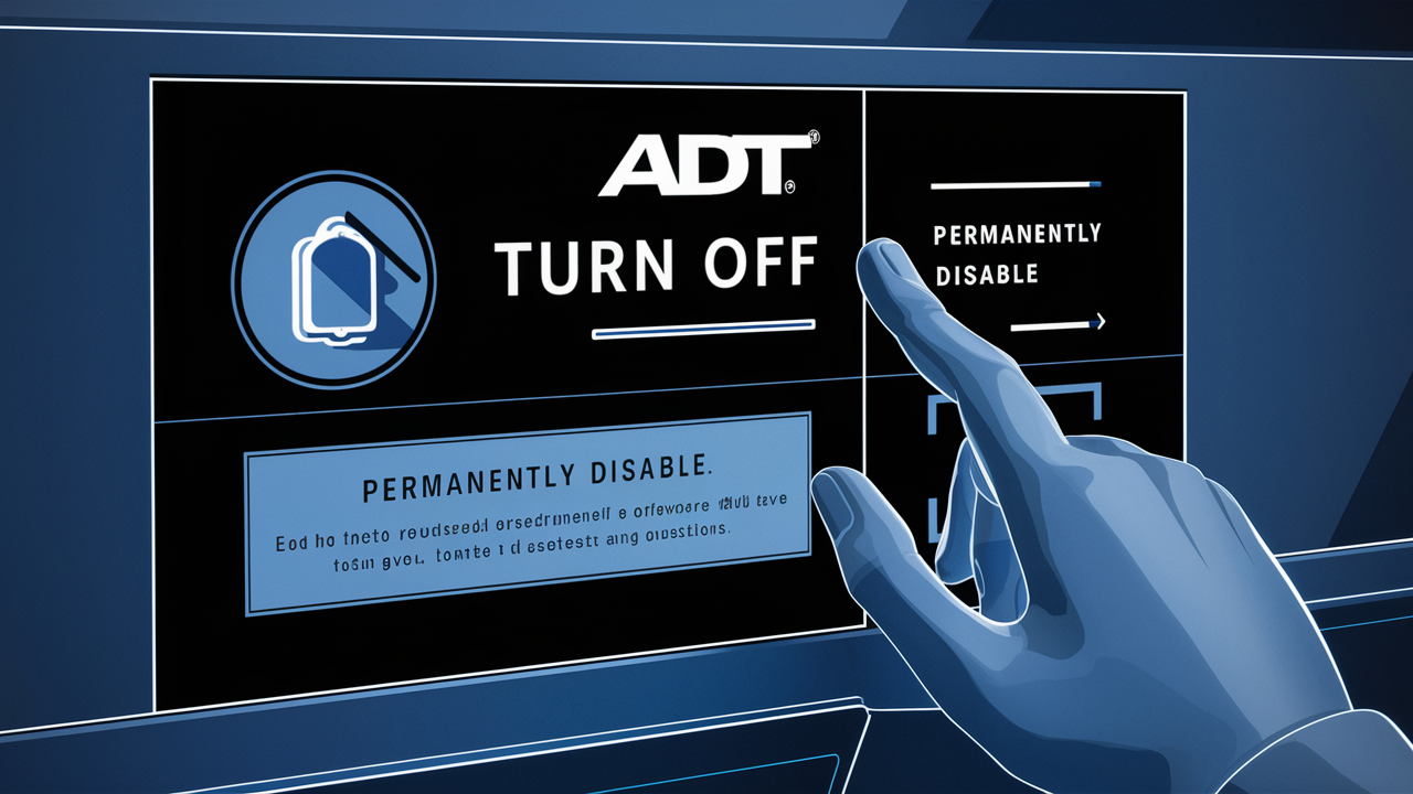 How To Turn Off Adt Alarm Permanently?