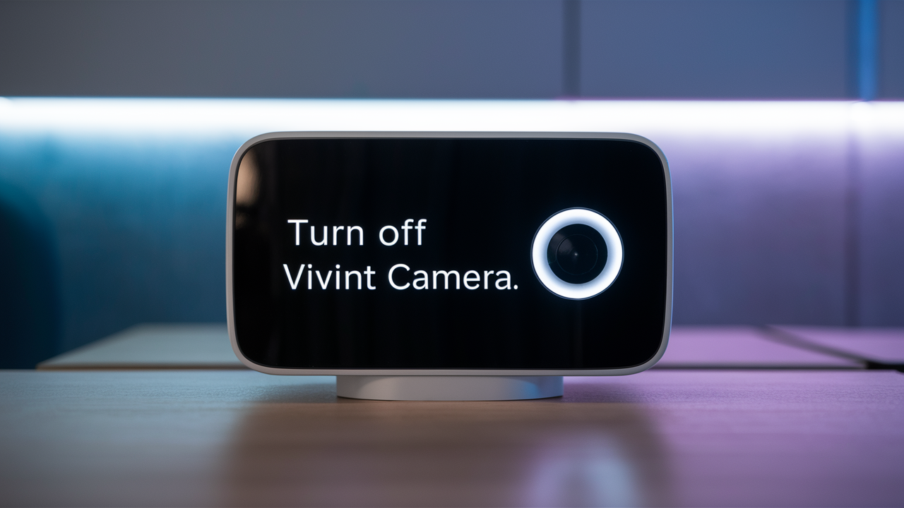 How To Turn Off Vivint Camera?