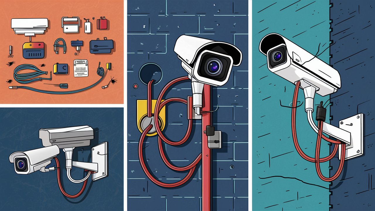 How To Wire Security Camera?
