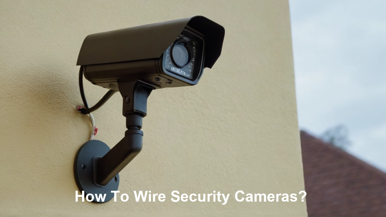 How To Wire Security Cameras