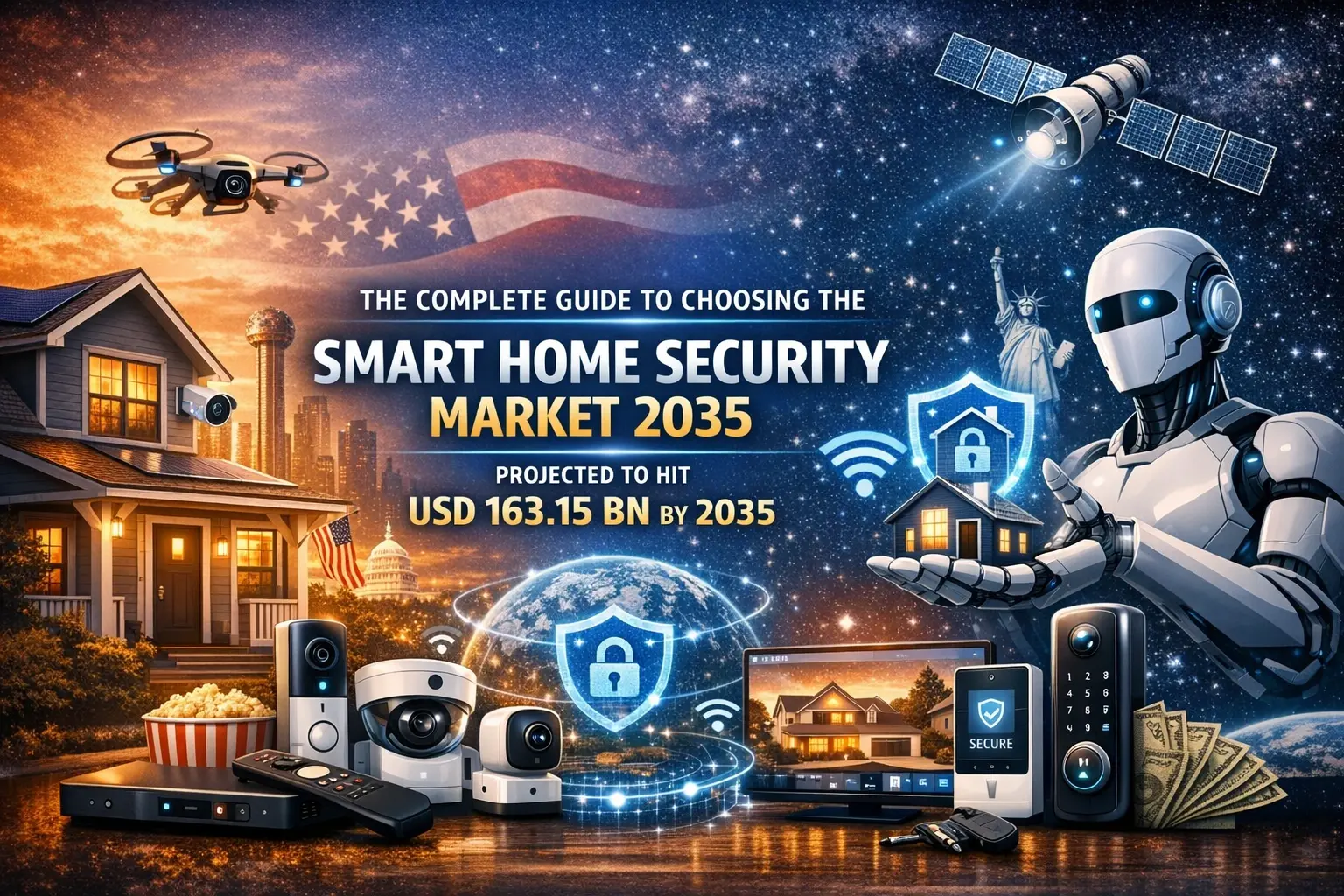 smart home security market size to hit USD 163.15BN By 2035