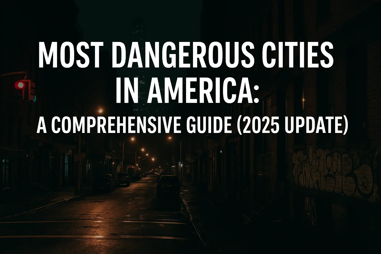 Most Dangerous Cities in America: A Comprehensive Guide (2025 Update)