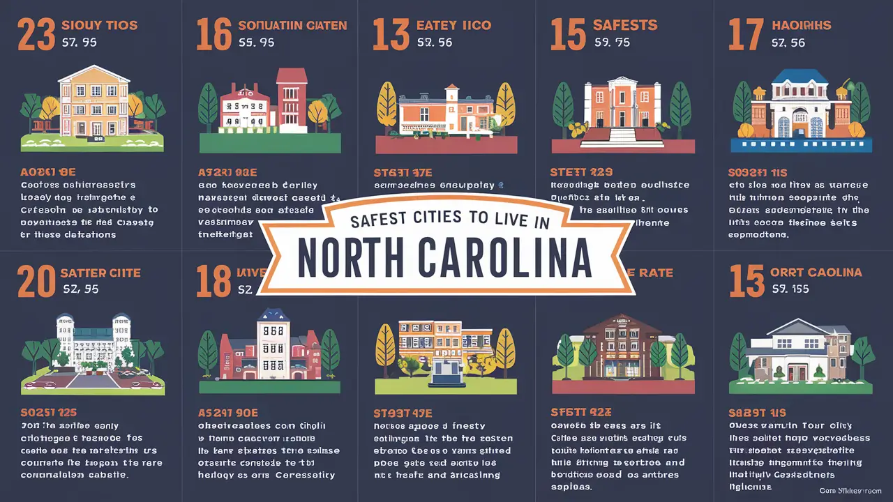 Top 10 Safest Cities to Live in North Carolina