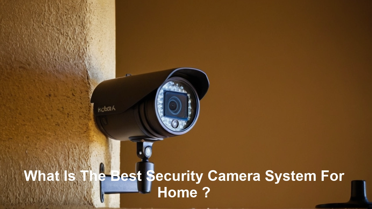 What Is The Best Security Camera System For Home ?