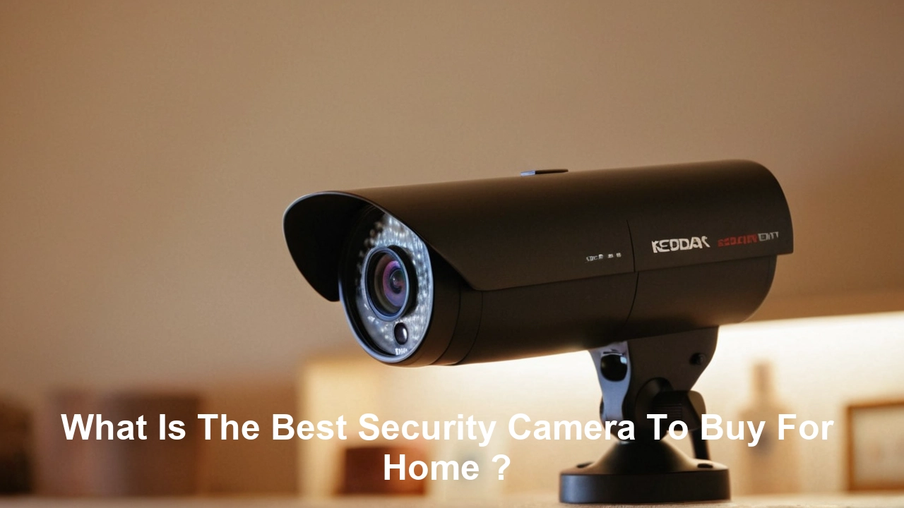 What Is The Best Security Camera To Buy For Home ?