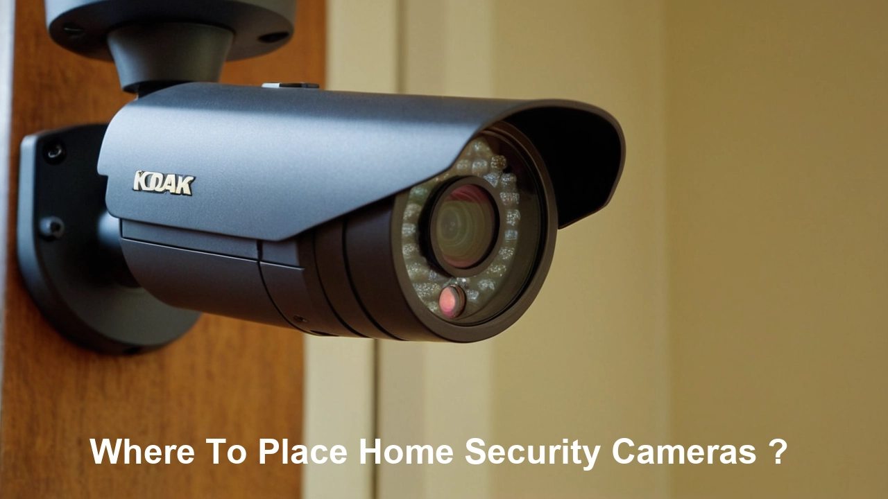 Where To Place Home Security Cameras ?