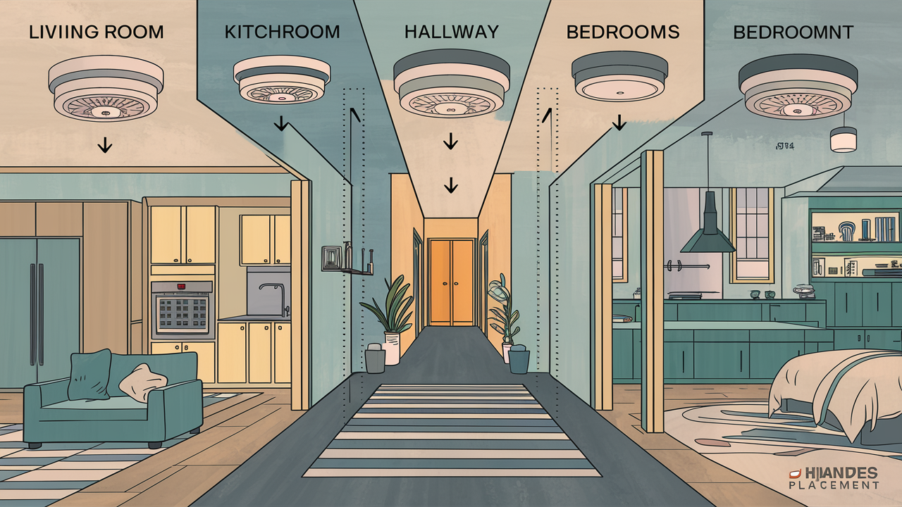 Where To Place Smoke Alarms In Your Home?