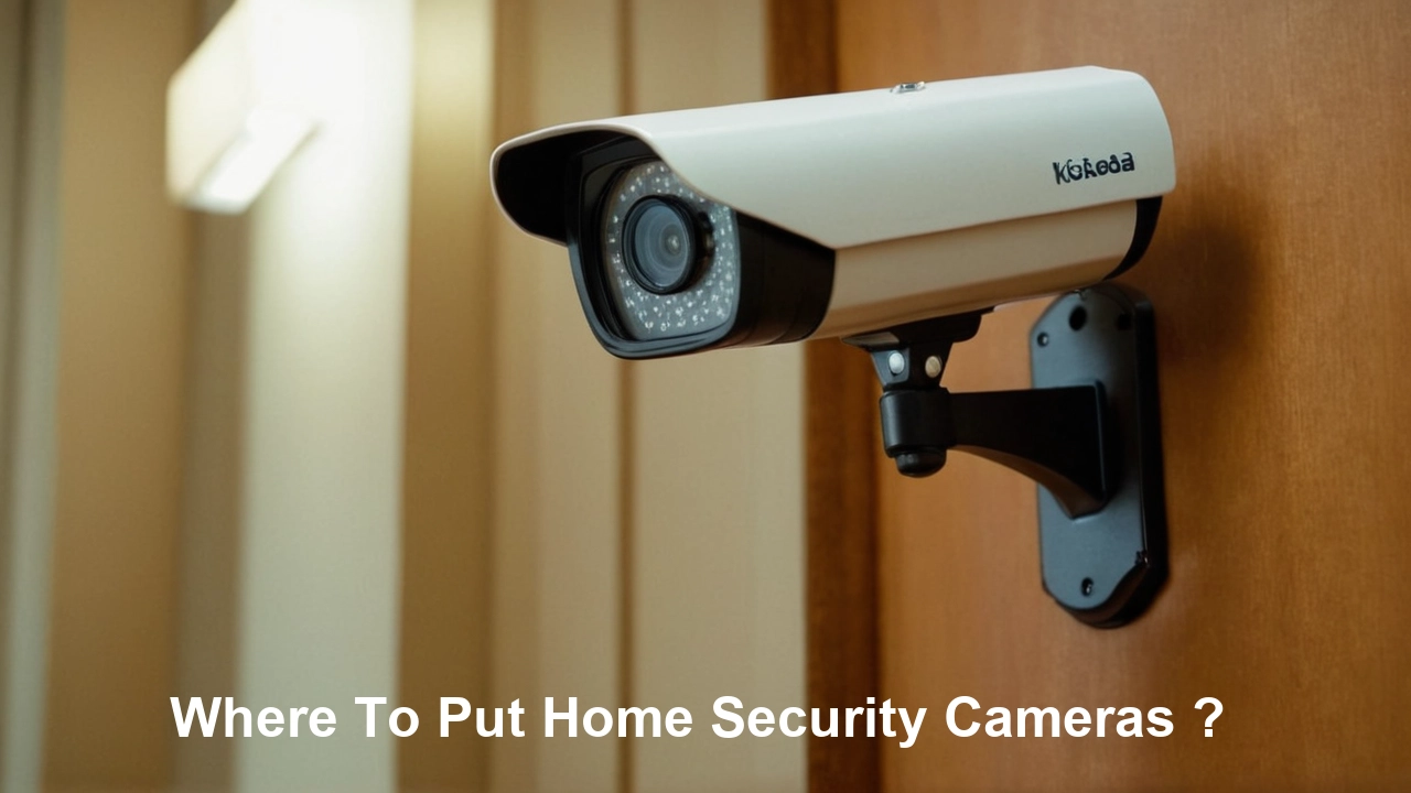 Where To Put Home Security Cameras ?